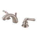 Kingston Brass Mini-Widespread Bathroom Faucet, Brushed Nickel KS2958